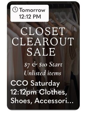Today Closet Clearout Sale - Low starts/Randoms 🦋